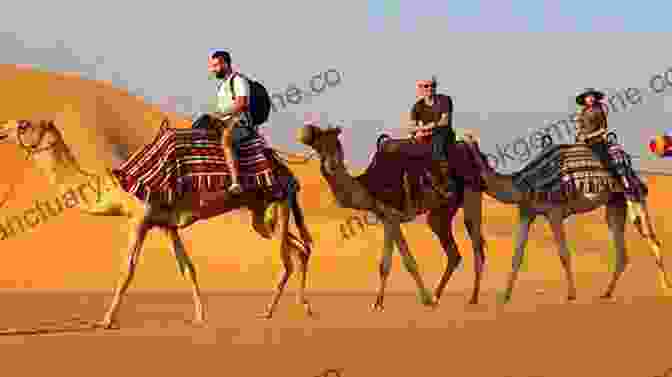 A Group Of British Travelers On Camels In The Arabian Desert. From Cairo To Baghdad: British Travellers In Arabia