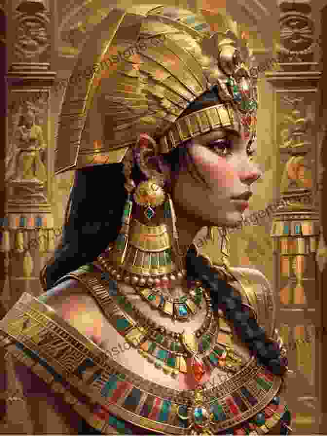 A Majestic Portrait Of Cleopatra, Adorned In Elaborate Jewelry And An Elegant Headdress, Showcasing Her Renowned Beauty And Regal Aura Amidst The Grandeur Of Ancient Egypt. Egypt S Sister (The Silent Years #1): A Novel Of Cleopatra