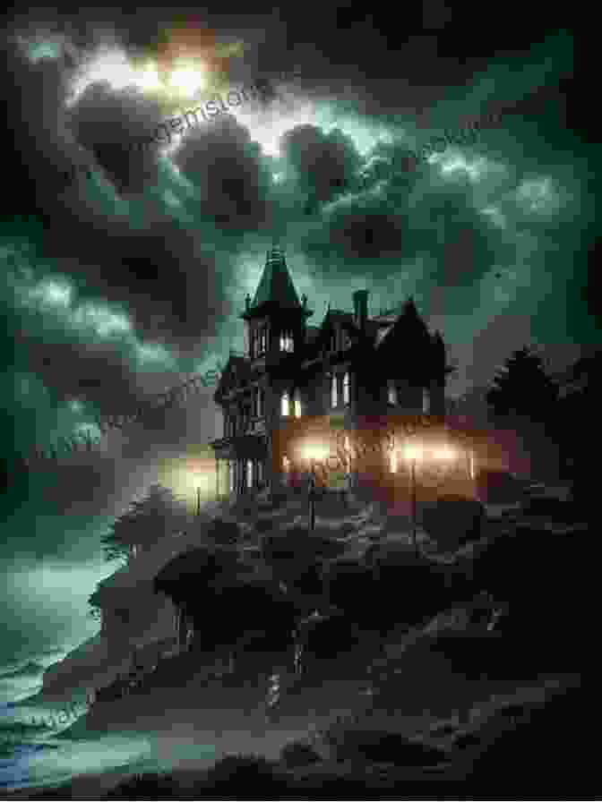 A Mysterious House Stands Alone In A Desolate Landscape, Its Windows Glowing With An Eerie Light. The House That Walked Between Worlds (Uncertain Sanctuary 1)