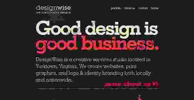 Example Of Effective Typography On A Website Principles Of Web Design Anita Nipane