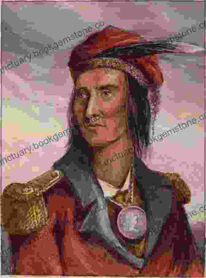 Tecumseh, Clad In Traditional Native American Attire, Leading His Warriors Into Battle During The War Of 1812. Tecumseh: A Life John Sugden