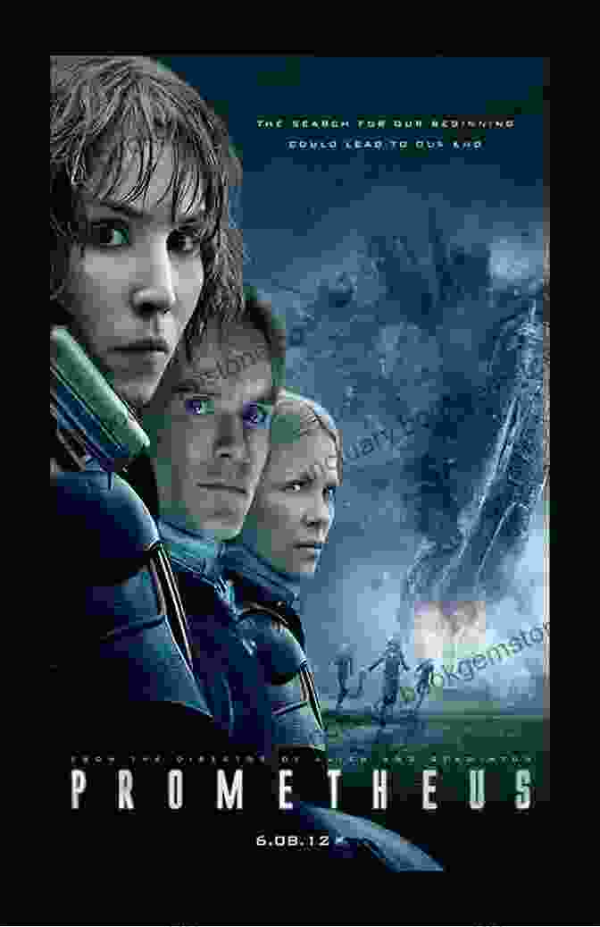 The New Prometheus Movie Poster Featuring A Group Of Explorers Standing Against A Backdrop Of A Distant Planet And A Futuristic Spaceship The New Prometheus: A Sci Fi Action Thriller